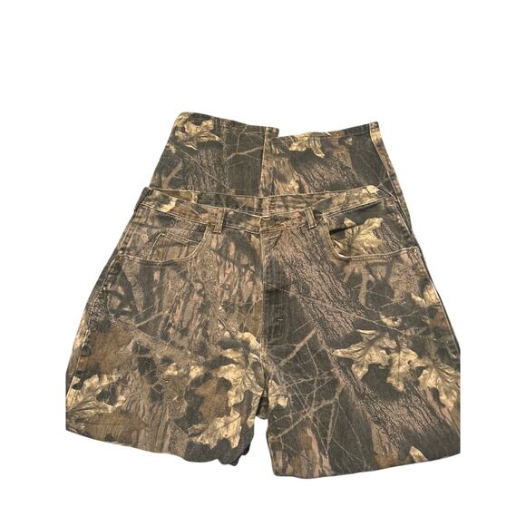 GUC Wrangler Men's Camo Jeans Boot Cut Pockets Size 38 x 32 - Picture 2 of 6